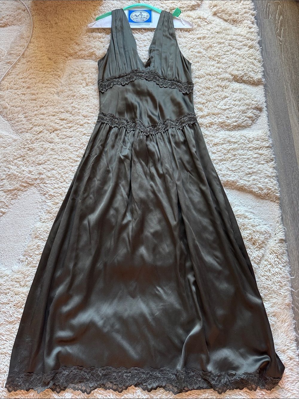 Reformation Stasia Silk Dress